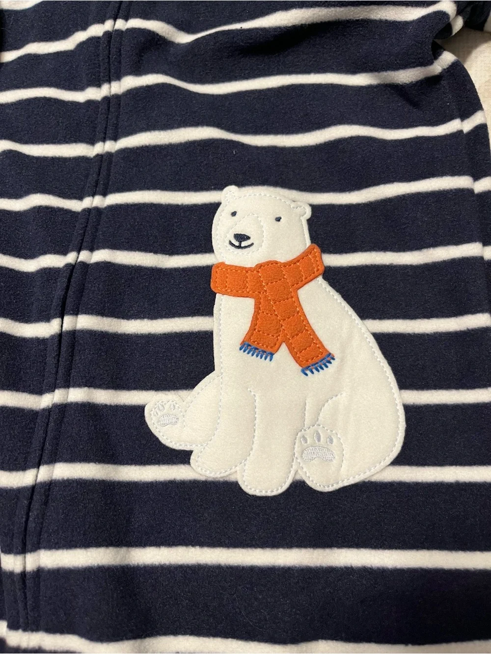 NEW! Carter’s Boys 2 Piece Zip Up Pajamas Size 3T